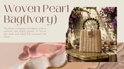 Woven Pearl Bag (Ivory)