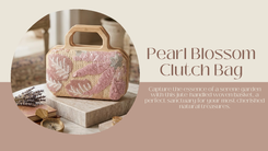 Pearl Blossom Clutch Bag