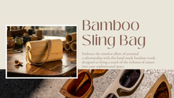 Bamboo Sling Bag