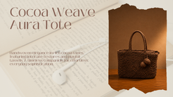 Cocoa Weave Aura Tote