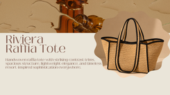 Riviera Raffia Tote