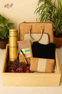 Cork Eco Corporate Gift Hamper (Wooden Tray)